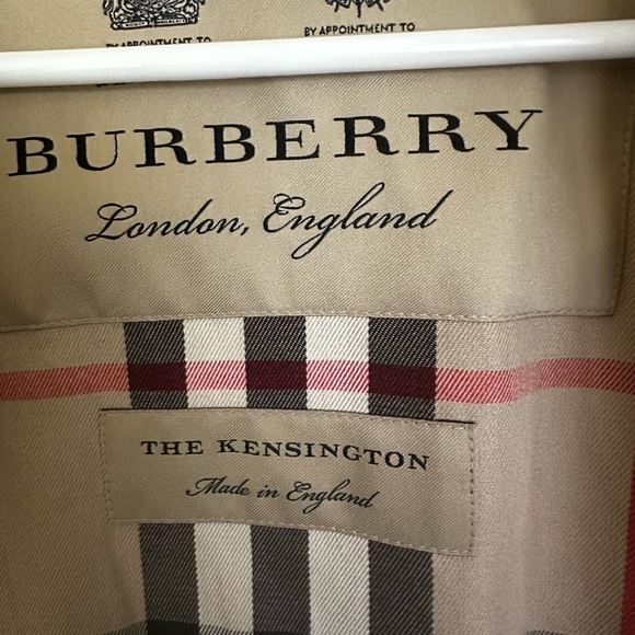 Burberry Beige Trench Coat with Chain Detail